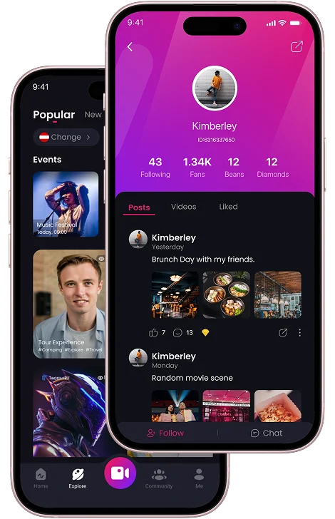 Bigo live screens