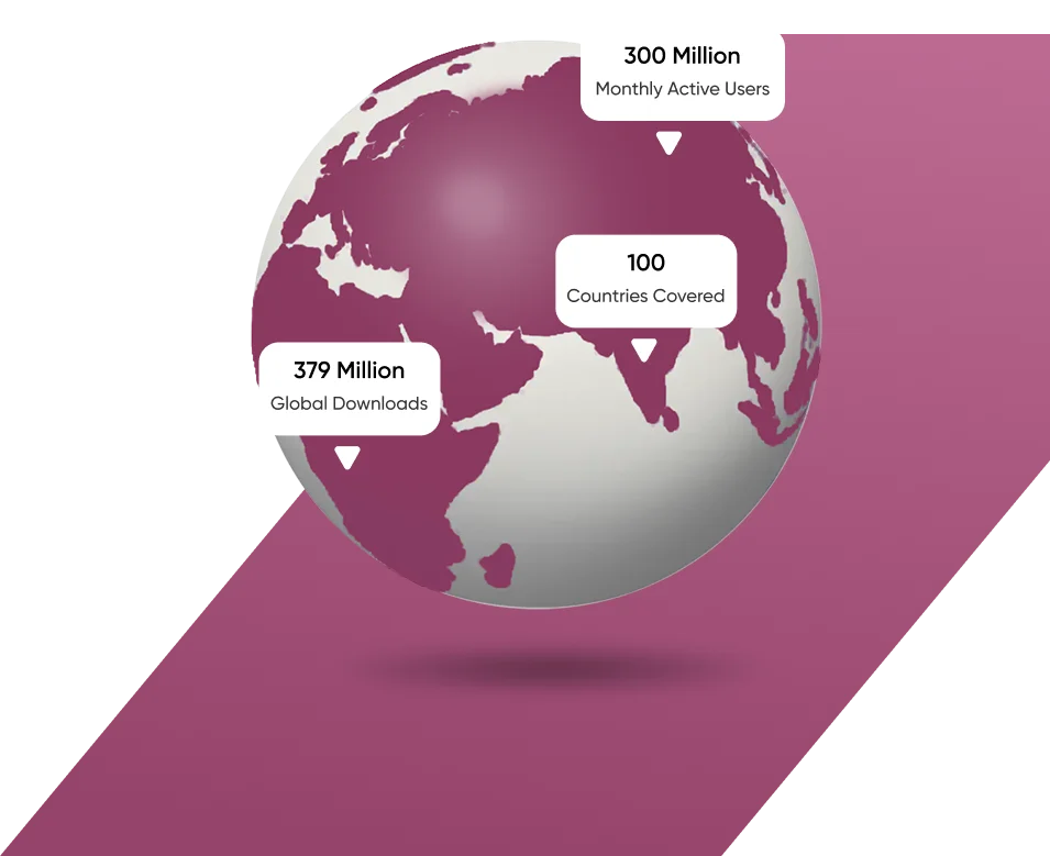 application count in globe