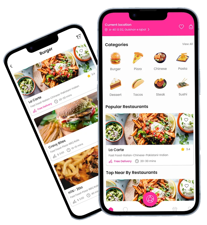 Restaurant search bar