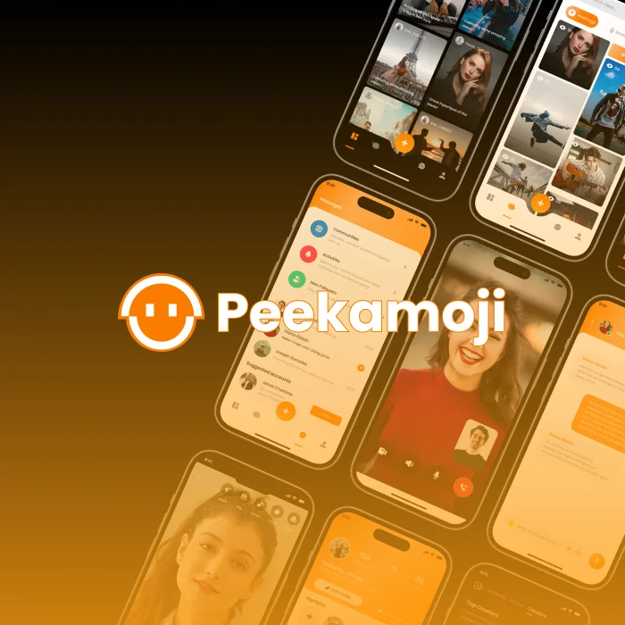 Peekamoji social video streaming platform case study thumbnail