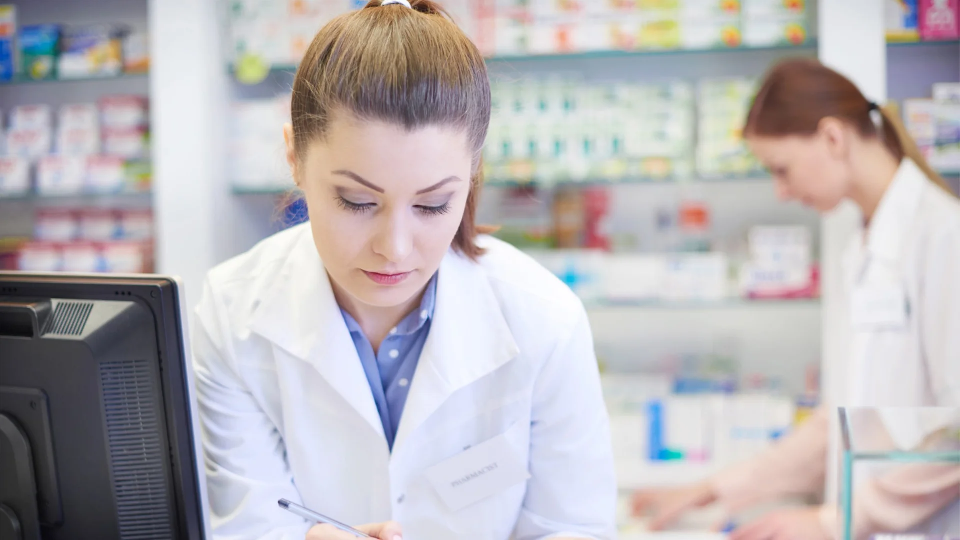 Pharmacy and on-demand delivery app illustration