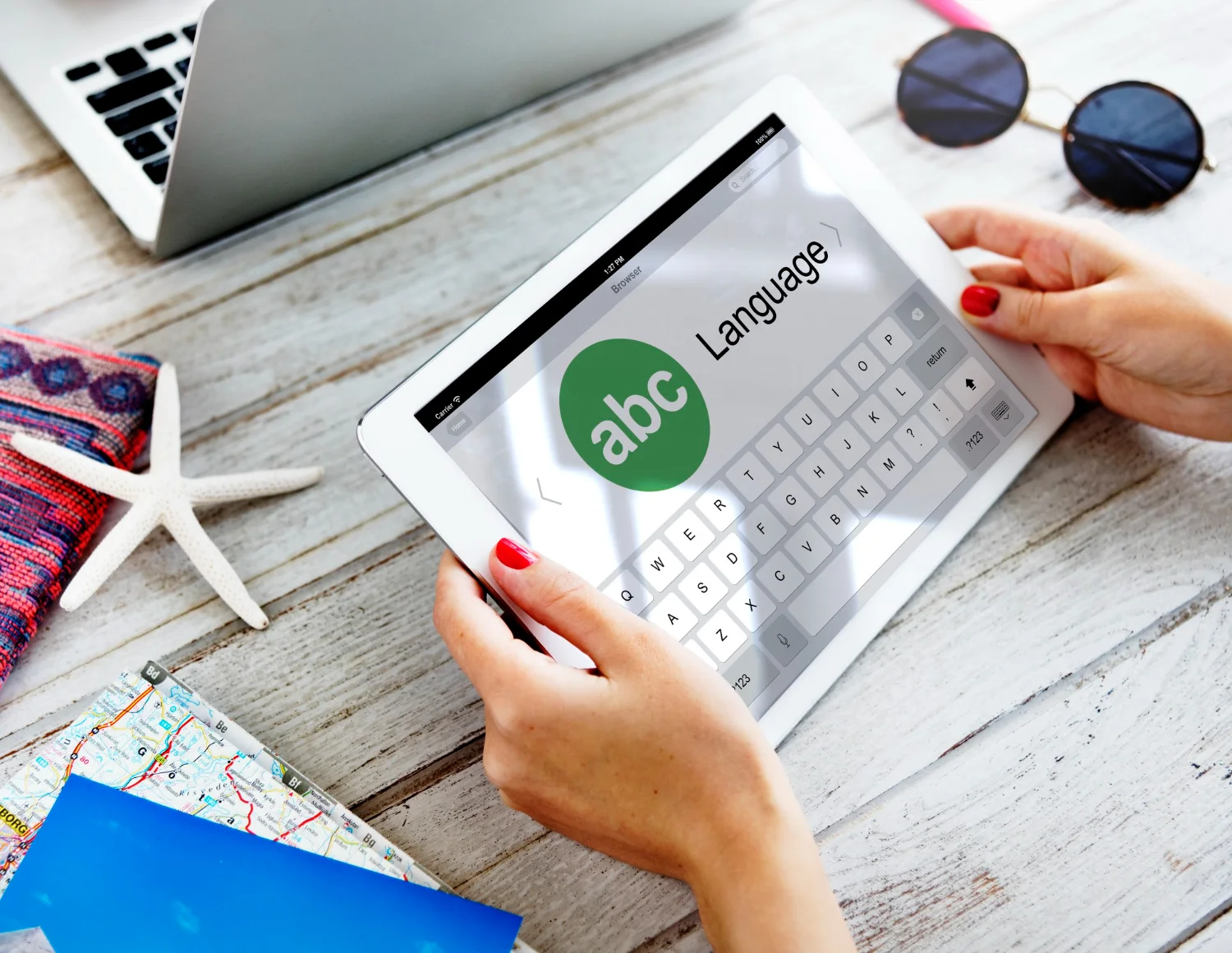 Language learning app with speaking practice, pronunciation feedback, and short daily lessons