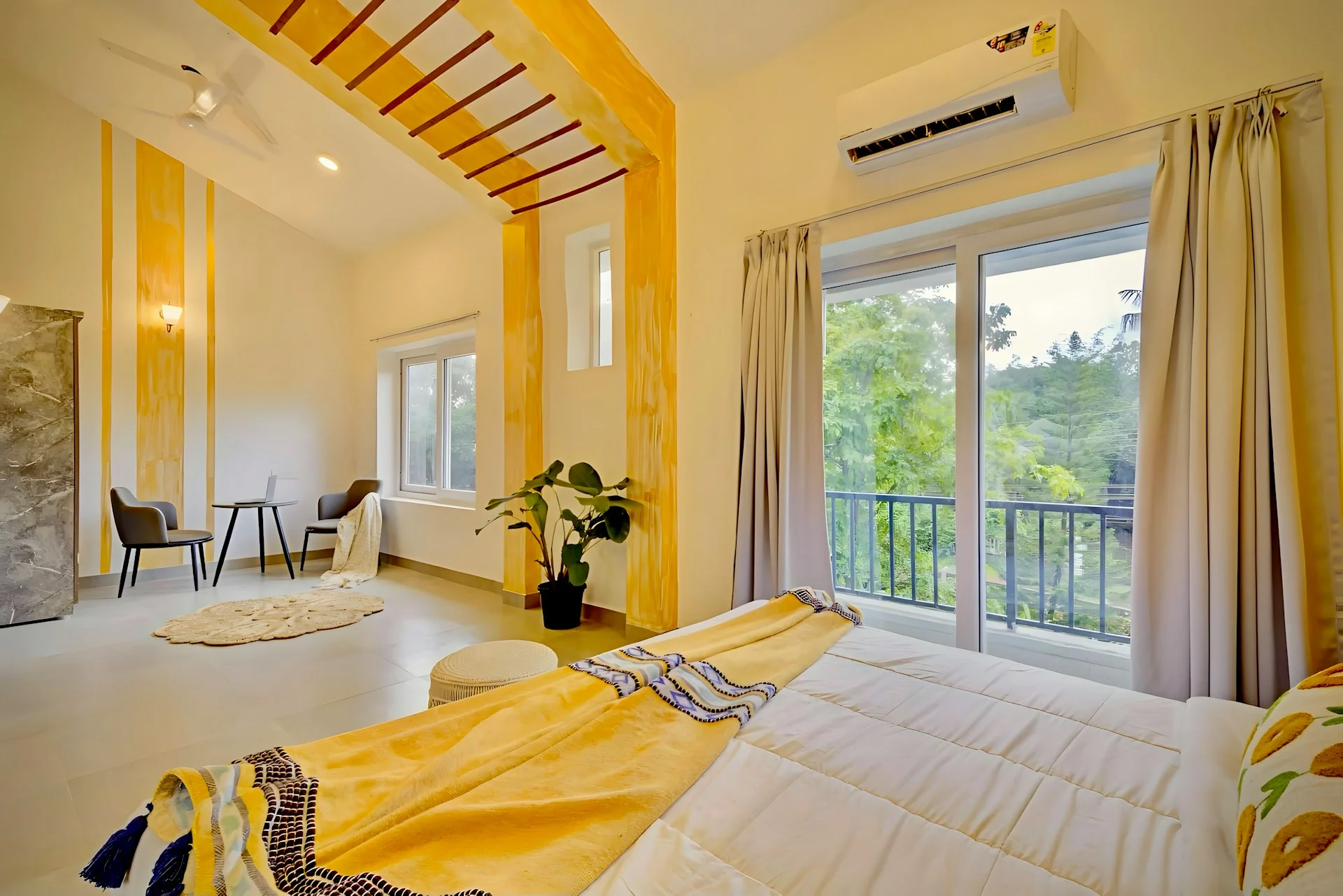 Short term city apartment rental booked on a mobile app with flexible nightly pricing